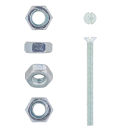 Machine Screw & Nut - Countersunk